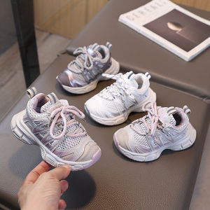 Childrens Sports Shoes Breathable Soft Bottom Dad Shoes for Boys And Girls Age 1 to 6 Years Half Fall New Style Mesh Shoes