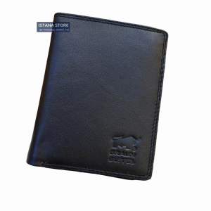 Dompet Lipat Buku Berdiri Kulit Asli