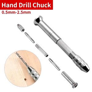Bor Tangan MANUAL HSS Twist Drills dengan10 Mata Bor UKURAN 0.8 - 3mm