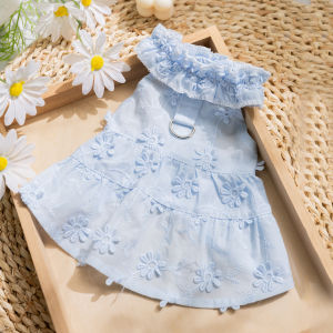 SHENJINGMAO | Rural Lace Summer Lightweight Breathable Dress for Pet