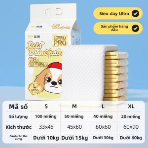 MONLEYTA | Thảm thấm nước dày cho chó Thảm thấm nước dùng một lần Thảm thấm nước loại bỏ mùi nhà tắm cho thú cưng MONLEYTA H0607172124