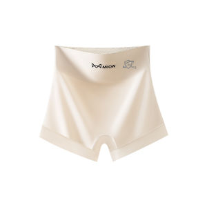 Miiow | Ice Silk Seamless Safety Pants Womens Anti-Light Underwear Two-In-One 10A Antibacterial Summer Base Flat Angle Shorts