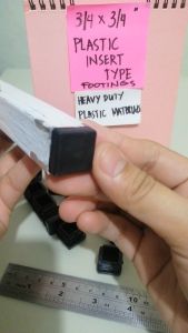 PLASTIC 3/4 X 3/4 inch (19MM) Insert Type Footing for Tubular (sold by 4/12/20/40/100 PCS) Quality Protection that YOU