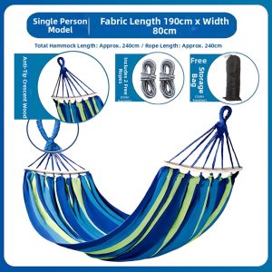 QIZHOU | Thickened Anti-Tip Hammock with Reinforced Ropes
