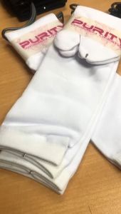 Purity 3in Toe Ladies Medium TLM-P001 Kaos Kaki Jempol (Putih)