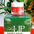 Ủ Môi Lựu Đỏ Collagen Lip Happy Mask 10g Hỗ Trợ Mềm môi, mướt môi, căng mọng môi, hỗ trợ mờ thâm và tăng sinh collagen cho môi. 