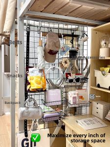 Student Dormitory Study Desk Partition Rack Princess Stairside Transformation Tool Iron Material Multi-layer Storage Display Shelf