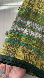 Set Kain songket Motif palembangTurkis selendang dan sarung kain songket best seller kain songket murah