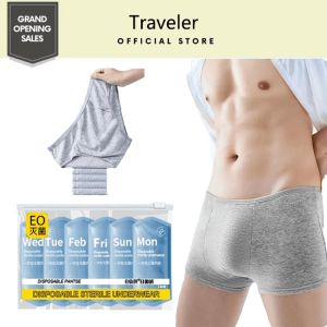 Disposable Boxer Briefs Men Boxer Briefs Men Underwear Man /Wash-Free/Pure Cotton/EO Sterilization