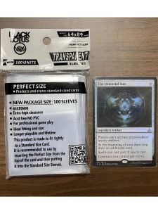 100 Cards Per Pack Card Cover Film Liner Protective Case Open Double-Sided Transparent Blue Light Card Cover MTG and Ygo