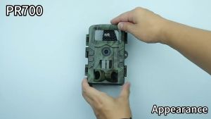 58MP 1080P Hunting Trail Camera with Night Vision Hunting Camera 3 PIR Sensors IP66 Waterproof Infrared Outdoor Camera for Tracking Wildlife Activity