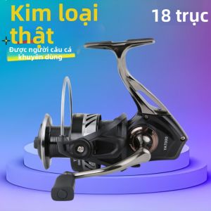 Guồng câu cá đầu kim loại toàn bộ chuyên ném xa