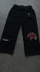 Muiti Pocket  Jeans Streetwear New Style Jeans Fashion Summer Autumn  Men Women Printed  baggy jeans