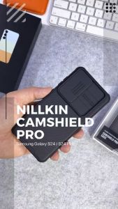Ốp lưng Samsung Nillkin Camshield Pro bảo vệ camera cho S24 / S25 / Plus - Viền dẻo chống sốc 2M