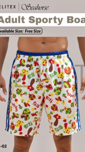 [Lelitex] Mens Boardshorts Sporty Short Pants Beachwear Sportswear Home wear - Free Size