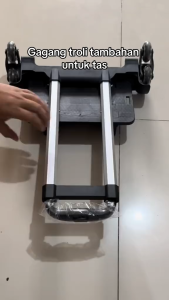 Troli Roda 6 Lipat Kuat dan Ringan | Cocok untuk Tas Anak Koper dan Tas MUA