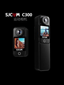[c300 BLACK IN STOCK]SJCAM C300 Pocket Action Camera 4K 30fps 1.33 Inch Dual Touchscreen Sports Camera 2.4G/5G WiFi 20MP Helmet Camera