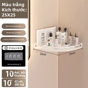 Kệ Lưu Trữ Phòng Tắm Góc Không Cần Khoan
