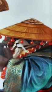 Kaos Pria Gambar 3D Premium Tongkat Panda Katun 24s H056 By Hans & Co