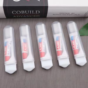 4/5PCS Portable Mini Travel Toothbrush Toothpaste Set Adult Outgoing Camp Disposable Toothbrush Carry-on Deep Cleaning Oral Care