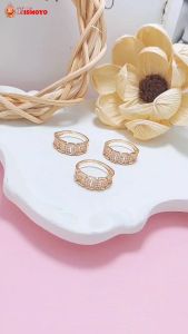 J5 Ismoyo Cincin Emas Asli 10 Karat Model Irene