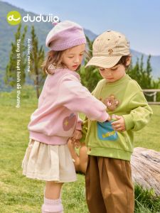 DUDUJIA | Áo Sweater Hình Cartoon Mùa Thu