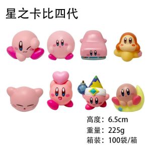 Cute Pink Kirby Birthday Cake Baking Decoration Decoration Doll Pink Girl Dessert Dress up