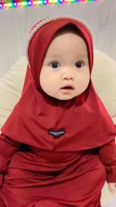 Gamis bayi perempuan lucu 0-18 bulan