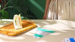 100pcs Disposable Sandwich Packaging Bag / Easy Tear Transparent Sandwich Bags / Bakery Bread Bags
