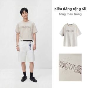 Semir | Áo Thun Thoáng Khí Có Thêu Chữ Sketch
