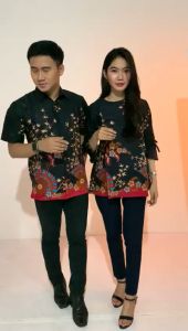 KAPEL ATASAN KEMBANG LANGIT & BAJU BATIK ATASAN HEM BLUSE OKOA STORE