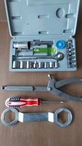 Paket Set Treker CVT & Kunci 39-41MM+ Kunci Sok Sock Set 21 Pcs Kunci Shock Socket Set Alat Bengkel Mesin - COD Original dan Berkualitas