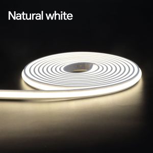 Tuya Smart Life App Wifi COB LED Strip Light Real Silicone Neon Casing Timer Dimmable Tape Lamp Work With Alexa Google Home