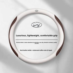 CHEXINGHEYI | All-Season Leather Steering Wheel Cover with Anti-Slip and Breathable Features