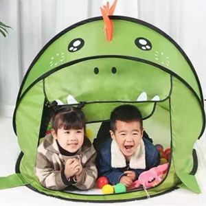 Cartoon Childrens Foldable Tent Indoor Toy House Tiger Dinosaur Unicorn Baby Play Home Game Ball Pool