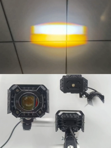 HOTSPEED Mini Driving Light Motorcycle 4 Modes With Bracket MDL Headlight Alloy Holder LED Fog Light