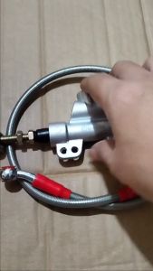 PAKET HEMAT tonjokan master rem belakang + selang rem belakang 60cm universal untuk semua motor satria vxion sonic dll