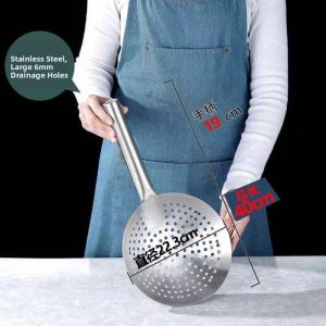 Besee | Extra Thick Stainless Steel Large Strainer