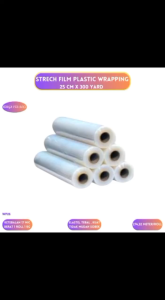 Strech Film Plastik Wrapping Plastik Wrapp Plastik Pack (Isi 1 Roll-WP25)