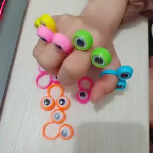 5/10/20Pcs Active Eye Ring Children Parent-child Props Cool Practical Jokes Finger Toys personality Event Giveaway Gags Gifts