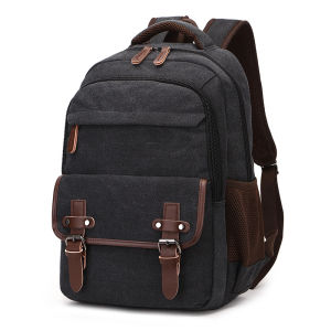 Mens Large Capacity Casual Travel Backpack Computer Bag Double Shoulder Bag for High School Junior High College Students