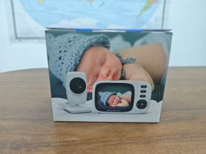 BabyStar 3.2Inch Wireless Video Baby Monitor With Lullabies Auto Night Vision Two Way Intercom Temperature Monitoring Babysitter