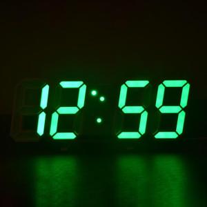 Alarm Clock 3D LED Wall Clock Modern Digital 3D Modern Design Digital Table Clock Wall Clock Alarm Night Light