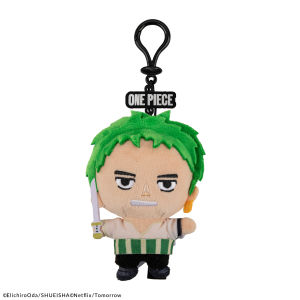 [Cinereplicas x Netflix] One Piece keychain plush toy One Piece Zoro doll keychain backpack pendant