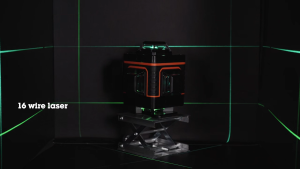 PAKET LENGKAP Laser Level Self Leveling 4D 16 Line + Tripod + Baterai 2 PCS Laser Pengukur Bangunan