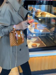 Tas Handle Square Purse Shoulder Bag Messenger Bag Crossbody HandBag