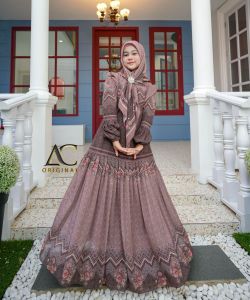 gamis arumi (KIDS) hijab segi empat BY AC COLLECTION