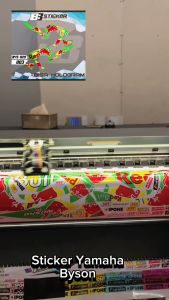 Sticker Stripping Variasi Yamaha Byson BISA HOLOGRAM Striping Motor Byson Bys 29