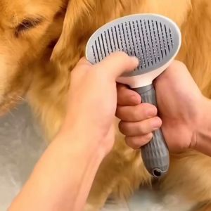 COD Cleanpets Sisir Rambut Binatang Peliharaan Hair Removal Grooming Comb - T10 / sisir bulu hewan peliharaan anjing kucing rambut rontok meluruskan desain elegan unik ringan terbaru bahan berkualitas terbaik kokoh awet terlaris sering di cari tren viral