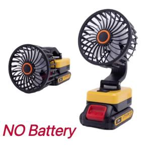 Quạt Xưởng Di Động Không Dây Dùng Được Với Pin Lithium-ion DeWalt 18V Lý Tưởng Cho Công Trường/cắm Trại/du Lịch
